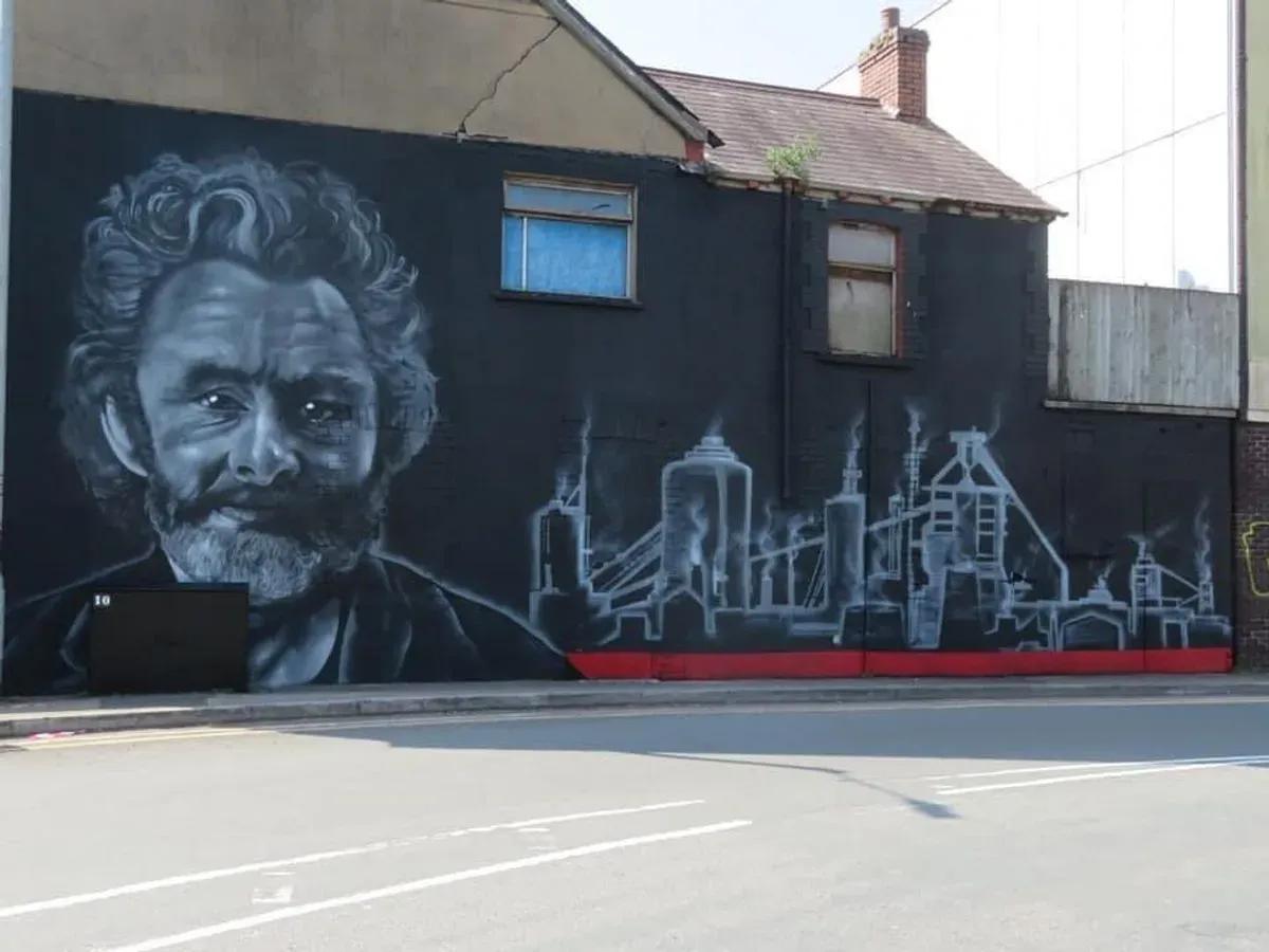 who_needs_banksy?_mural_featuring_actor_michael_sheen_tops_new_street_art_trail_in_port_talbot,_wales