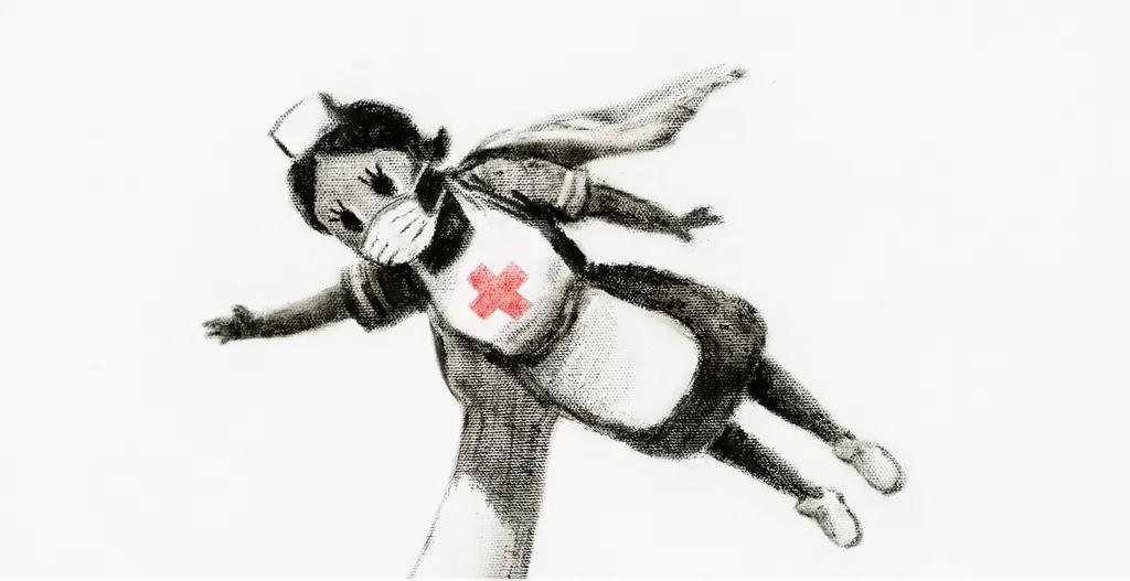 banksy's_art_contribution_generates_an_incredible_£16.8m_for_the_nhs